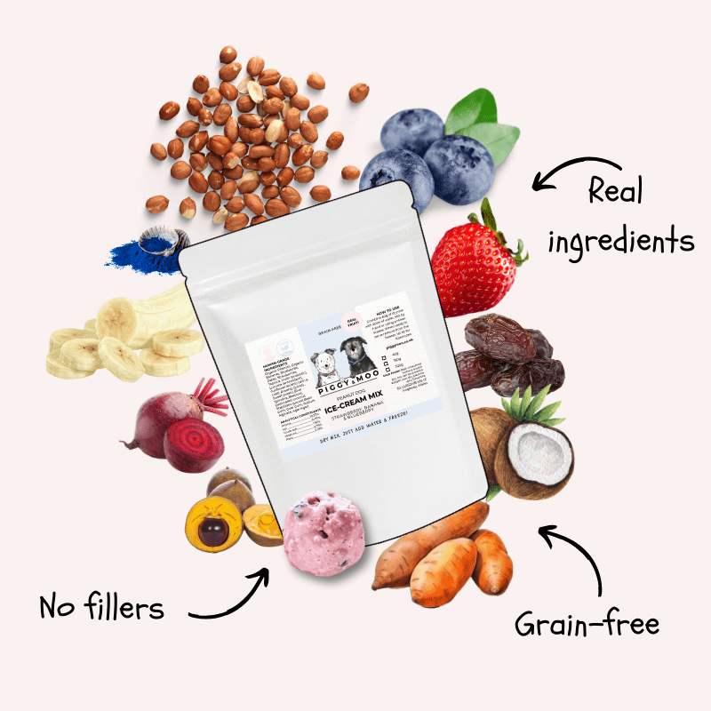 4 Strawberry Dog Ice Cream Mix | Just Add Water! BEST BEFORE 05/25