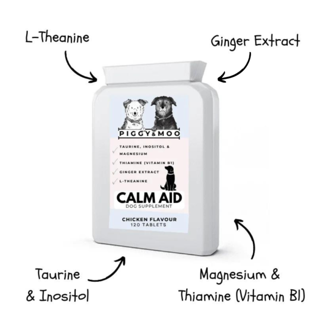 Dog Calm Aid (120 Chicken Flavour Tablets)