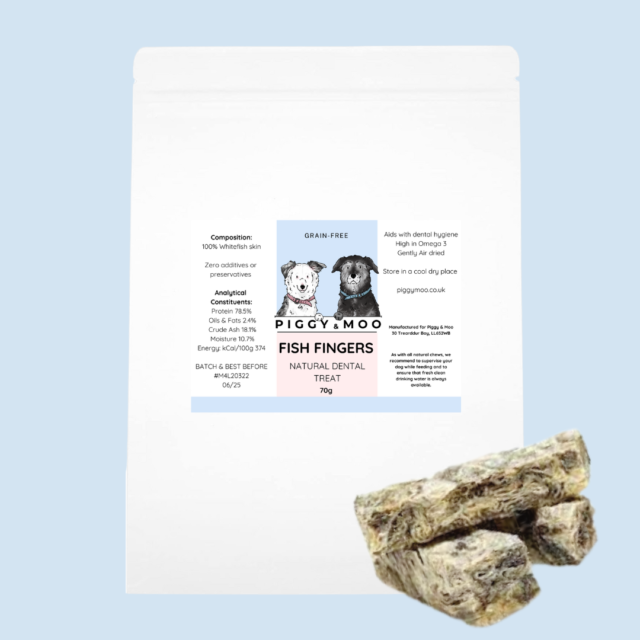 Piggy & Moo Fish Skin Fingers 70g