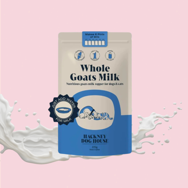 Hackney Dog House - Goats Milk Powder | Makes 6 Pints BEST BEFORE 27/01