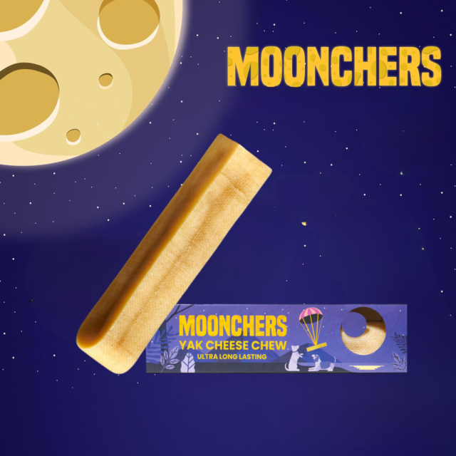 Moonchers Yak Cheese Bar Dog Chew - Select Size